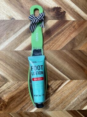 ONYX Professional Green Foot Lotion & File Set - Mint/Turquoise